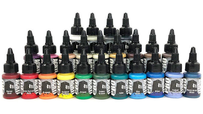 Pro Acryl Farben &ndash; Die Wahl der Profis...