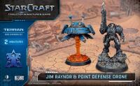 Archon Studio - Starcraft TMG: Terran Hero Expansion Set: Jim Raynor & Point Defense Drone