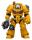 Warhammer 40,000 Actionfigur Imperial Fists Terminator 2 with Power Fist and Storm Bolter 14 cm