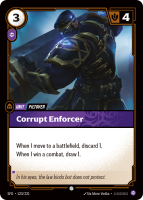 Corrupt Enforcer SFD-123/221