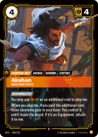Akshan, Mischievous SFD-109/221