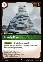 Lonely Poro SFD-036/221