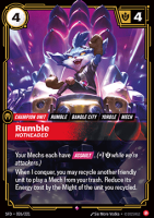Rumble, Hotheaded SFD-026/221