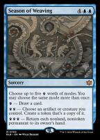 Season of Weaving (Foil) (Bloomburrow Promos #68p)