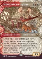 Mabel, Heir to Cragflame (Bloomburrow #336)
