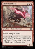 Quaketusk Boar (Foil) (Bloomburrow #146)