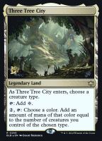 Three Tree City (Foil) (Bloomburrow Promos #260s)