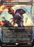 Gev, Scaled Scorch (Foil) (Bloomburrow #349)