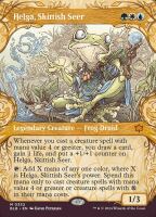 Helga, Skittish Seer (Foil) (Bloomburrow #332)