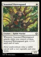 Seasoned Warrenguard (Foil) (Bloomburrow #30)