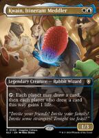 Kwain, Itinerant Meddler (Foil) (Bloomburrow Commander #90)