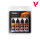 VALLEJO Game Color Orange Color Set 72.381