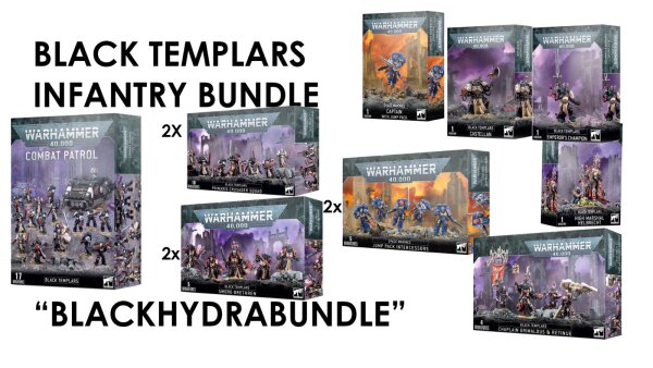 Warhammer 40K Blackhydra Bundle Infantry Bundle Black Templars
