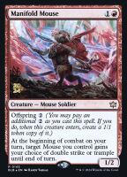 Manifold Mouse (Foil) (Bloomburrow Promos #143s)