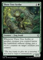 Three Tree Scribe (Foil) (Bloomburrow #199)