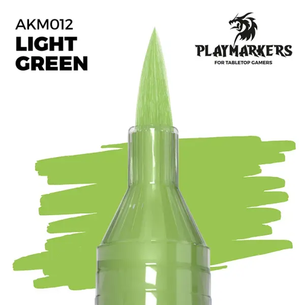 AK Interactive - PLAYMARKER - Light Green Acrylstift für Miniatur und Modellbaumalerei