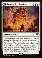 Restoration Seminar (Foil) (Secrets of Strixhaven Promos...