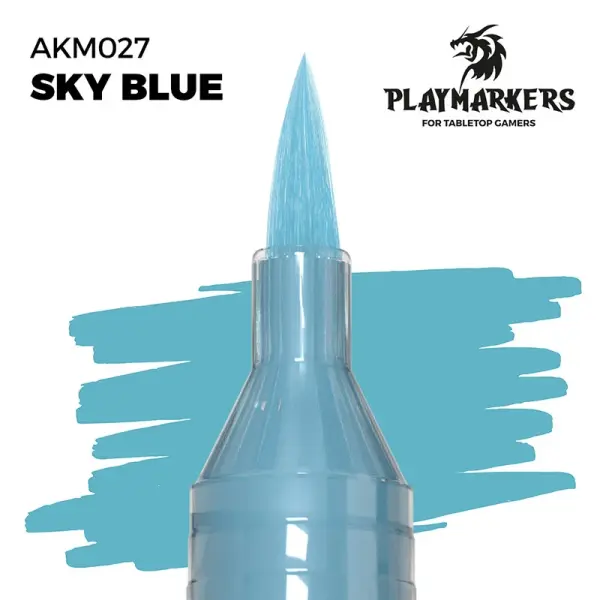 AK Interactive - PLAYMARKER - Sky Blue Acrylstift für Miniatur und Modellbaumalerei