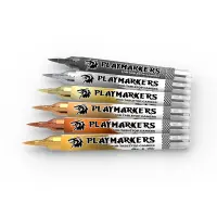 AK Interactive - PLAYMARKER SET - FULL METAL Acrylstift...