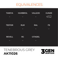 AK Interactive - 3GEN Acryl TENEBROUS GREY –...