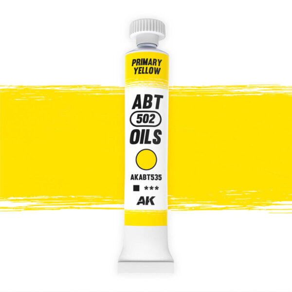 AK Interactive - ABT 502 Ölfarbe Primary Yellow Primär Gelb AKABT535