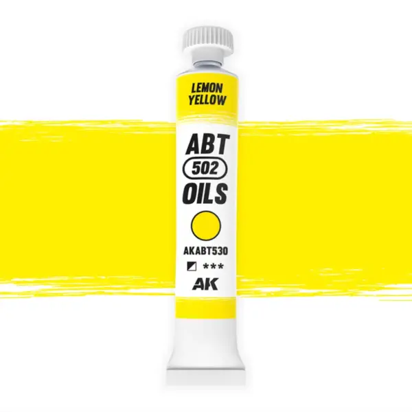 AK Interactive - ABT 502 Ölfarbe Lemon Yellow Zitronen Gelb AKABT530