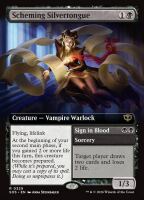 Scheming Silvertongue // Sign in Blood (Foil) (Secrets of...