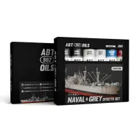 AK Interactive NAVAL & GREY EFFECTS SET ABT 502 OILS...