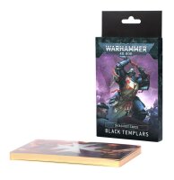 Warhammer 40K Datenblattkarten: Black Templars ENGLISCH