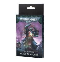 Warhammer 40K Datenblattkarten: Black Templars ENGLISCH