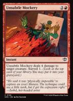 Unsubtle Mockery (Foil) (Secrets of Strixhaven #136)