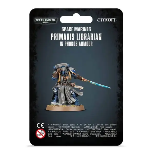 Warhammer 40K Librarian in Phobos Armour der Spacemarines