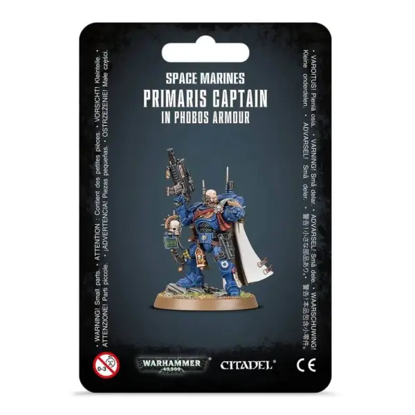 Warhammer 40K Primaris Captain in Phobos Armour der Spacemarines