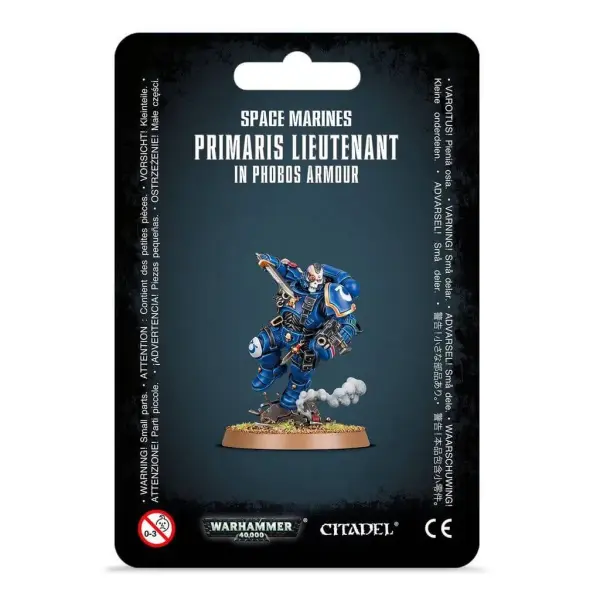 Warhammer 40K Primaris Lieutenant in Phobos Armour der Spacemarines