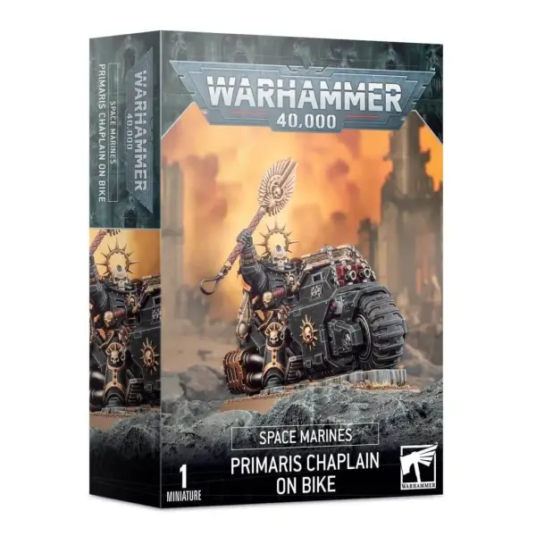 Warhammer 40K Primaris Ordenspriester auf Bike der Spacemarines