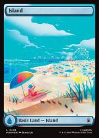 Island (Foil) (Marvel Super Heroes #436)