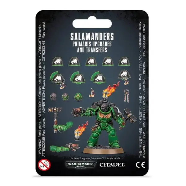 Warhammer 40K Salamanders Primaris Upgrades Set der Spacemarines