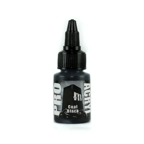Pro Acryl Coal Black Premium Modellbaufarbe 22ml