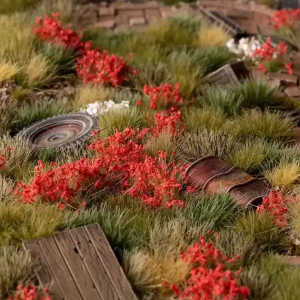Gamers Grass Red Flowers Tufts Basegestaltung für Modellbau und Tabletop