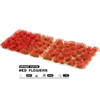 Gamers Grass Red Flowers Tufts Basegestaltung für Modellbau und Tabletop