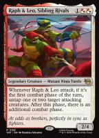 Raph & Leo, Sibling Rivals (Foil) (Teenage Mutant...
