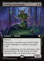 Defiling Daemogoth (Secrets of Strixhaven Commander #75)