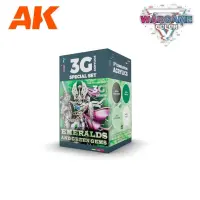 AK Interactive - 3GEN Acryl Set Emeralds And Green Gems...
