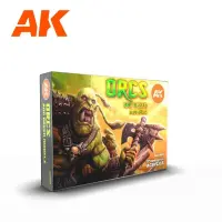 AK Interactive - 3GEN Acryl Set Orcs and Green Models...
