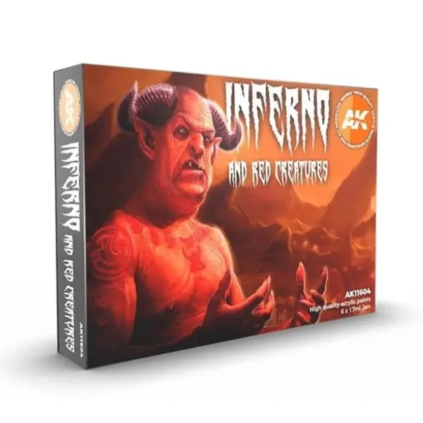 AK Interactive - 3GEN Acryl Set Inferno & Red Creatures AK11604