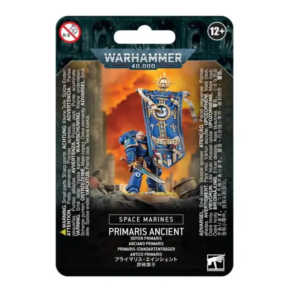 Warhammer 40K Primaris StandartentrÃ¤ger der Spacemarines