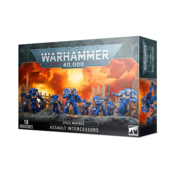 Warhammer 40K Sturm-Intercessoren (Assault Intercessors) der Spacemarines