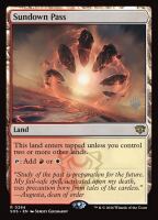 Sundown Pass (Secrets of Strixhaven Promos #264p)