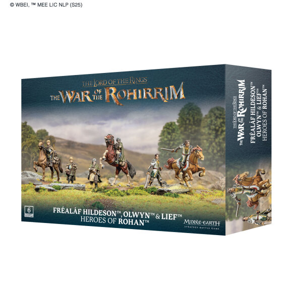 Middle-earth™ Fréaláf Hildeson™, Olwyn™ & Lief™, Heroes of Rohan Herr der Ringe Tabletop