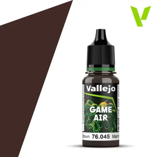 VALLEJO Game Air Charred Brown 76.045 18ml Dropper Bottle